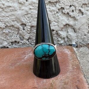 Signed Roie Jaque Navajo Handmade Ring Sterling Silver Native American